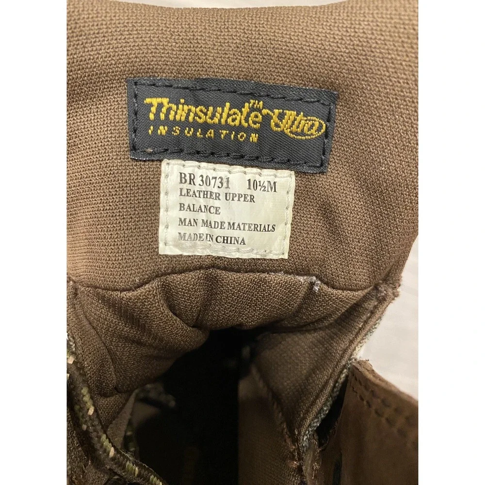 BROWNING Insulated Waterproof Hunting Boots Sz 10.5M GORE-TEX CAMO *Worn Once*‎